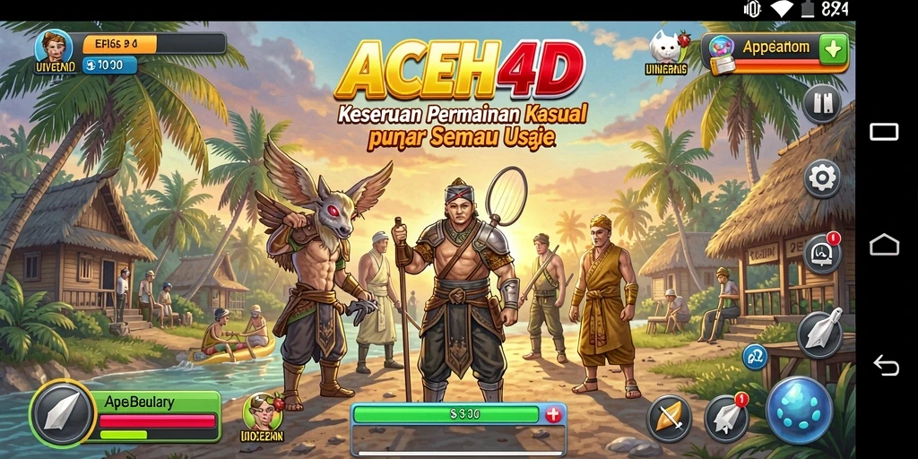 Tampilan gameplay ACEH4D yang menarik dan penuh warna.