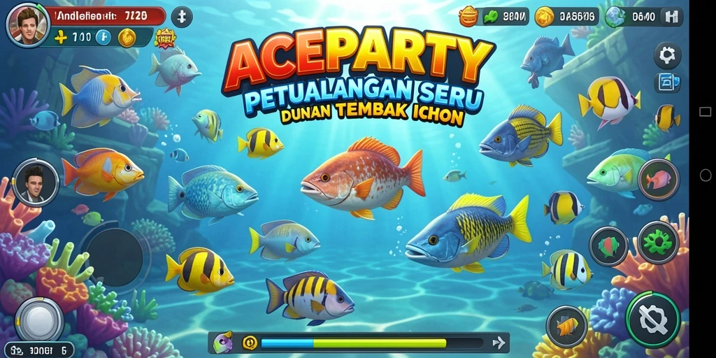 Screenshot gameplay Tembak Ikan yang seru dan menegangkan.