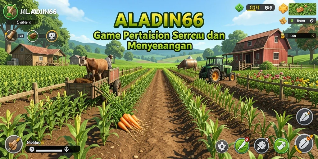 Tampilan gameplay Farming yang menarik di ALADIN66.