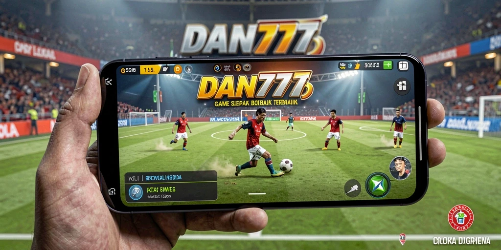 Tampilan gameplay menarik dari DAN777 dengan aksi sepak bola yang mendebarkan.