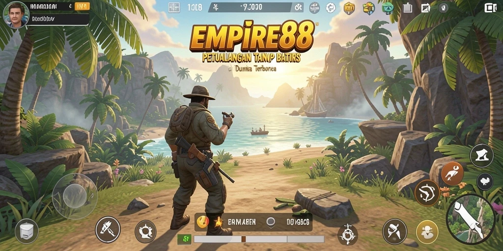 Tampilan gameplay <strong>EMPIRE88</strong> yang mengesankan di dunia terbuka.