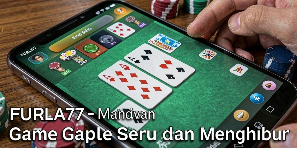 Tampilan gameplay Gaple yang menarik pada FURLA77.