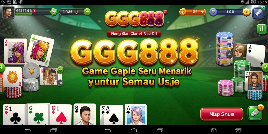 Tampilan gameplay seru dalam GGG888 yang mengasyikkan.
