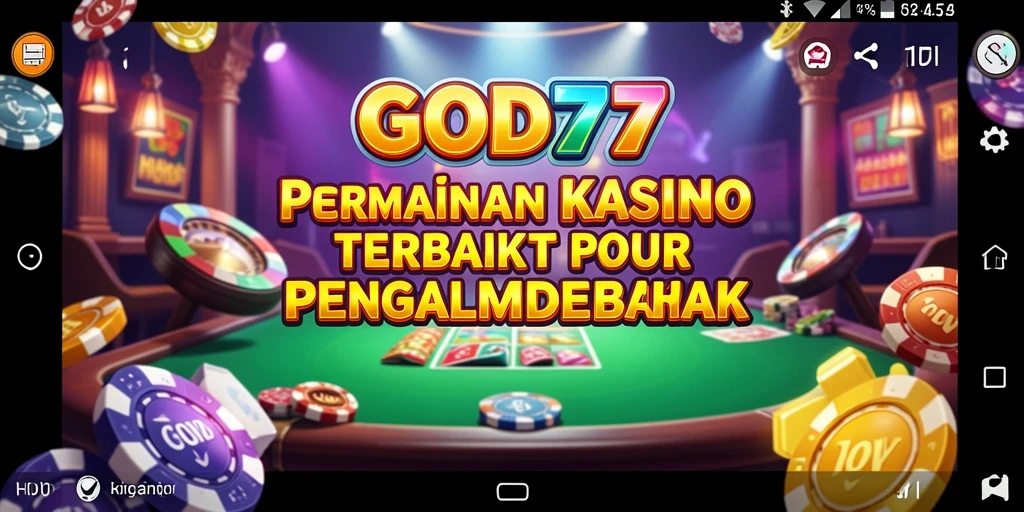 Tampilan menarik dari gameplay Kasino yang mendebarkan.