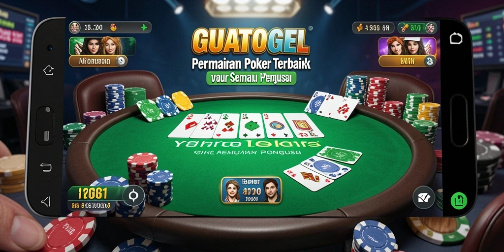 Tampilan gameplay Poker yang menarik dan interaktif di GUATOGEL.