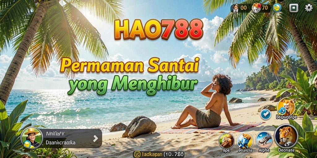 Tampilan gameplay HAO788 yang seru dan penuh warna.