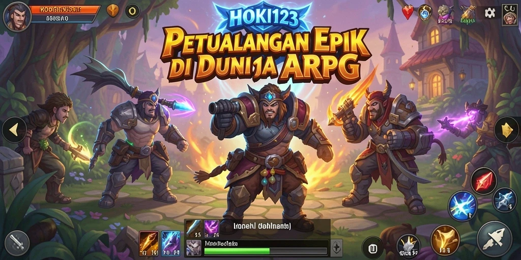 Tampilan gameplay HOKI123 yang menarik dan penuh aksi.