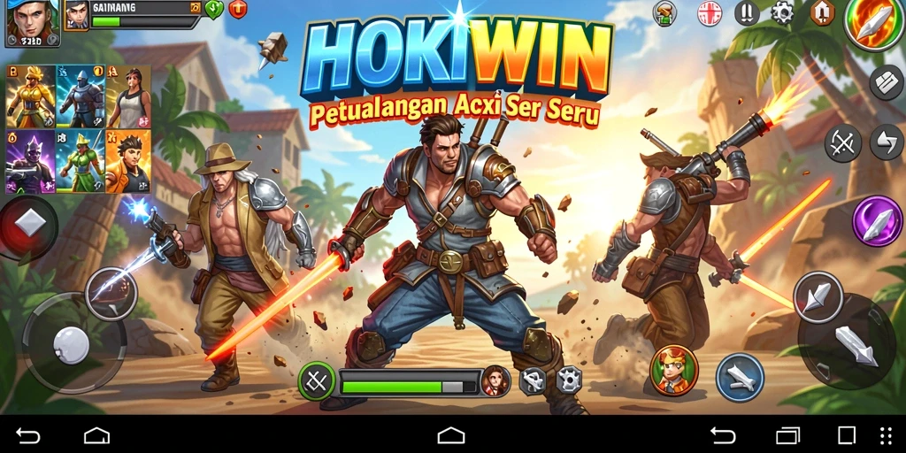 Tampilan gameplay HOKIWIN yang seru dan penuh aksi.