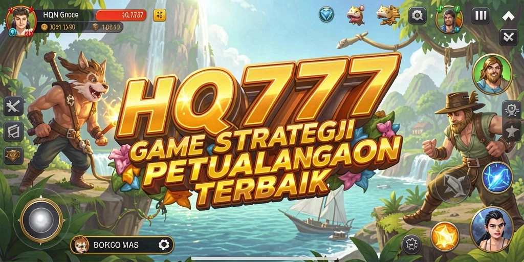 Tangkapan layar permainan HQ777 menunjukkan aksi strategi yang mendebarkan.