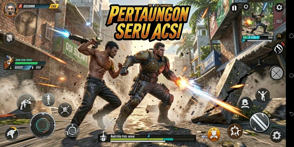Menampilkan aksi mendebarkan dalam gameplay ID66
