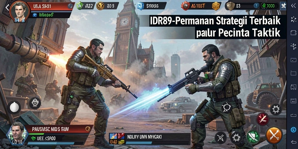 Tangkapan layar IDR89 menampilkan aksi strategi yang mendebarkan.