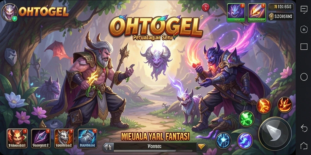 Tangkapan layar gameplay OHTOGEL menampilkan aksi seru dan petualangan menarik.