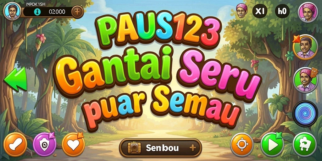 Screenshot utama PAUS123 menunjukkan gameplay yang seru dan menghibur.