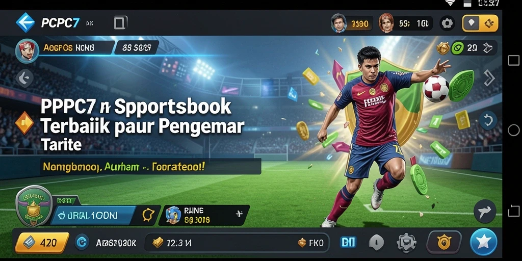 Tampilan gameplay Sportsbook PCPC7 dengan berbagai pilihan taruhan.