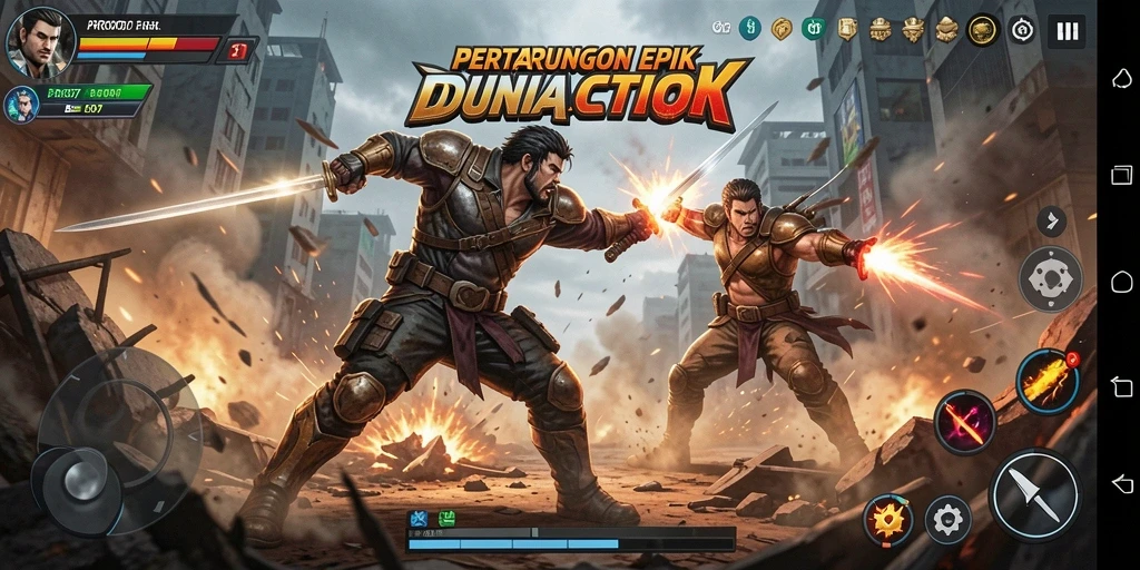 Tampilan gameplay seru dalam PRG007 yang memukau.