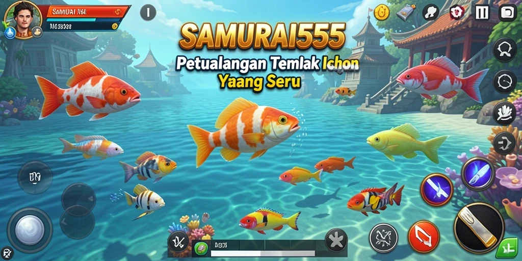 Tayangan gameplay mengasyikkan dari Tembak Ikan SAMURAI555.