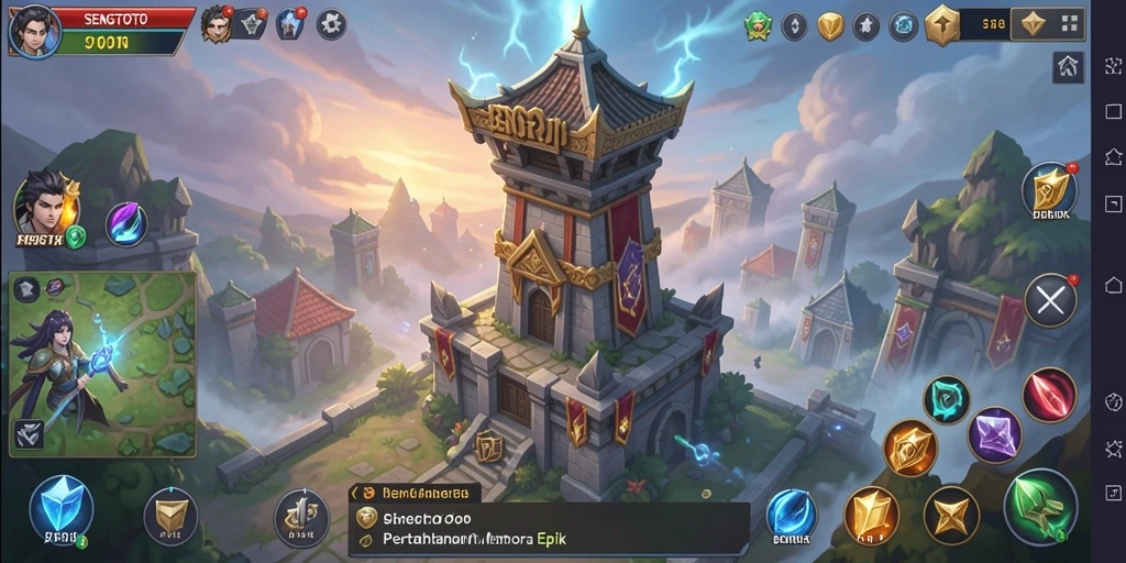 Gameplay menara pertahanan yang menegangkan dan seru di SENGTOTO.