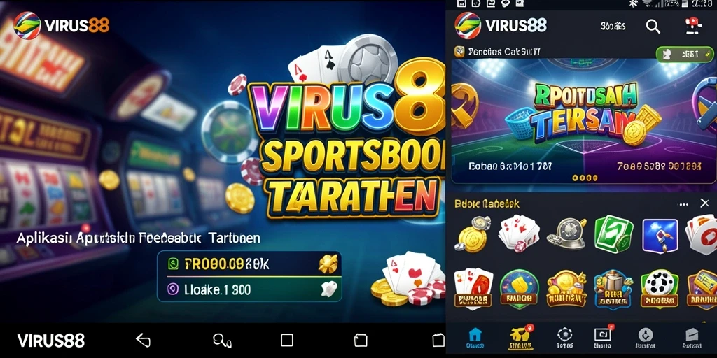 Screenshot utama menunjukkan gameplay mendebarkan dalam VIRUS88.