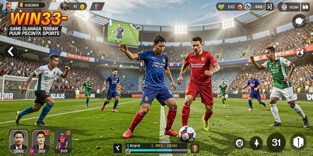 Tangkapan layar gameplay <strong>WIN33</strong> menampilkan keseruan bertanding dalam olahraga.
