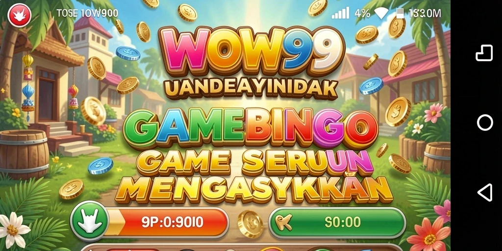 Tampilan gameplay menegangkan dan penuh keseruan Bingo WOW99.