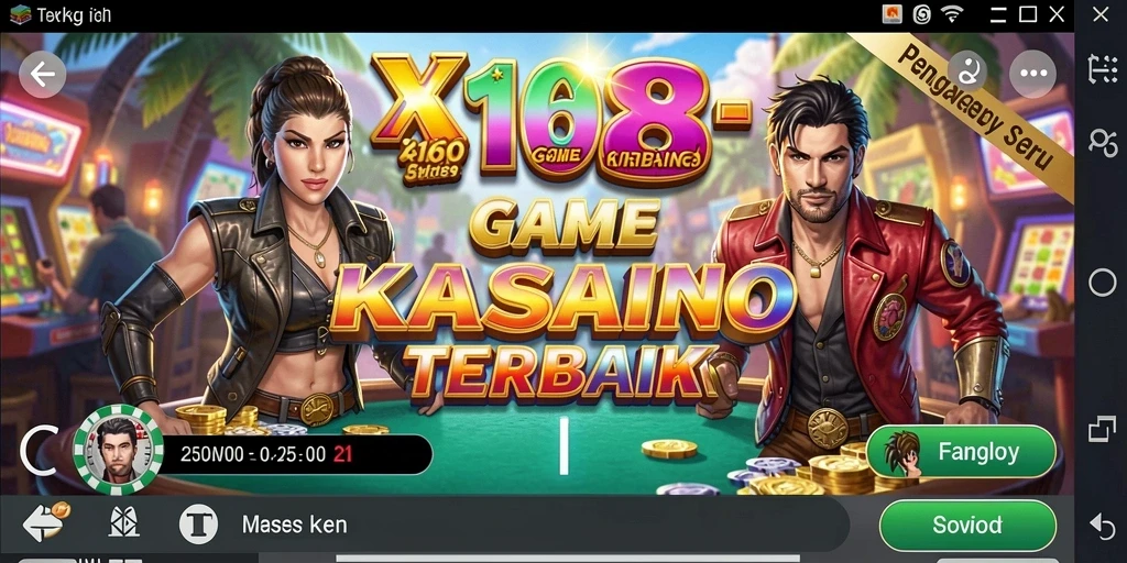 Tampilan menarik dari gameplay X168 yang seru.
