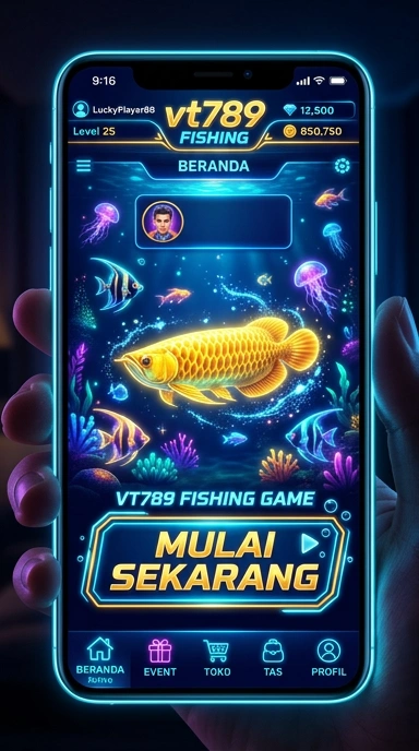 Tampilan antarmuka utama vt789 yang sederhana.